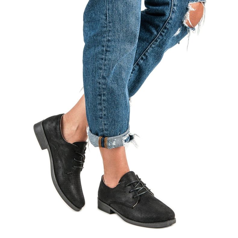 Kényelmes kötött cipő fekete 2 Kényelmes kötött cipő fekete 2