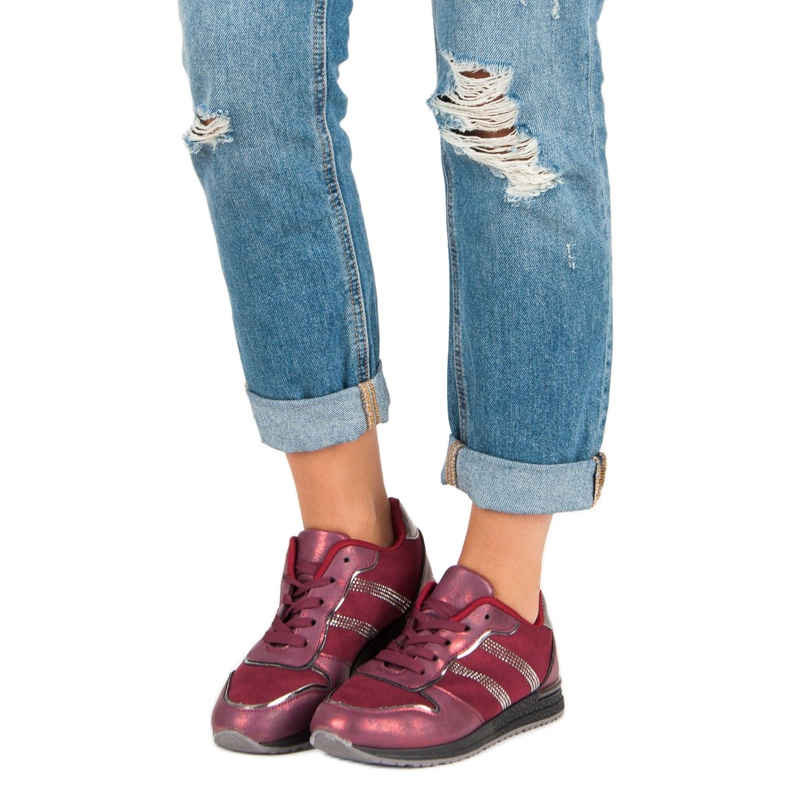 VICES bordó cipők piros 1