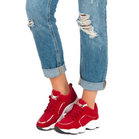 Vices Velúr sportcipő satu piros 1