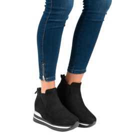 Bestelle Jodhpur csizma a platformon fekete 1