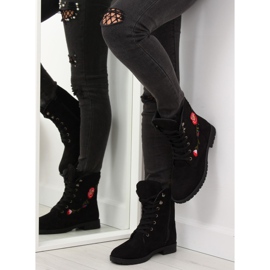 Fekete AB-9 Fekete munkások hímzéssel 1