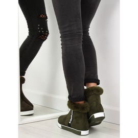 Cipők boka szigetelésű zöld NB252P Army Green 2