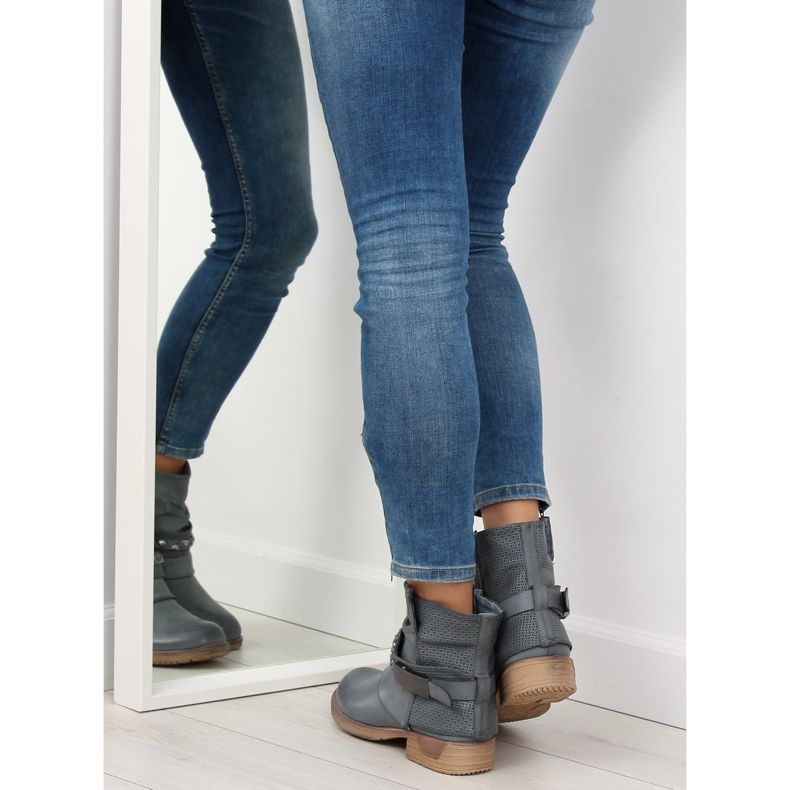 Kék női kék csizma 815-PA Blue 2 Kék női kék csizma 815-PA Blue 2