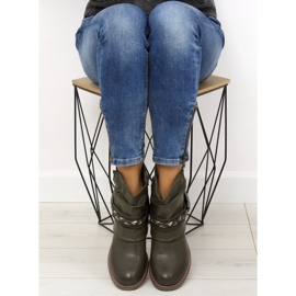 Zöld női csizma 815-PA DK.GREEN 1 Zöld női csizma 815-PA DK.GREEN 1