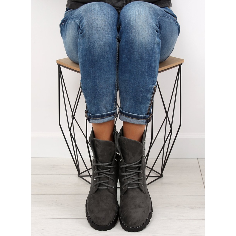 Szürke velúr munkások NC698 Szürke 2