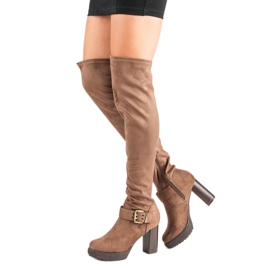 Super Me Muskétás bakancs a poszton barna 1