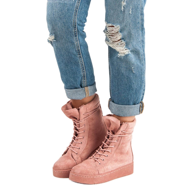 Bello Star Velúr hócsizma rózsaszín 1 Bello Star Velúr hócsizma rózsaszín 1