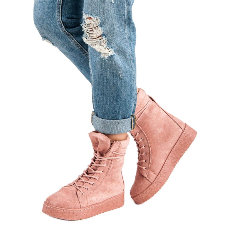 Bello Star Velúr hócsizma rózsaszín 2 Bello Star Velúr hócsizma rózsaszín 2