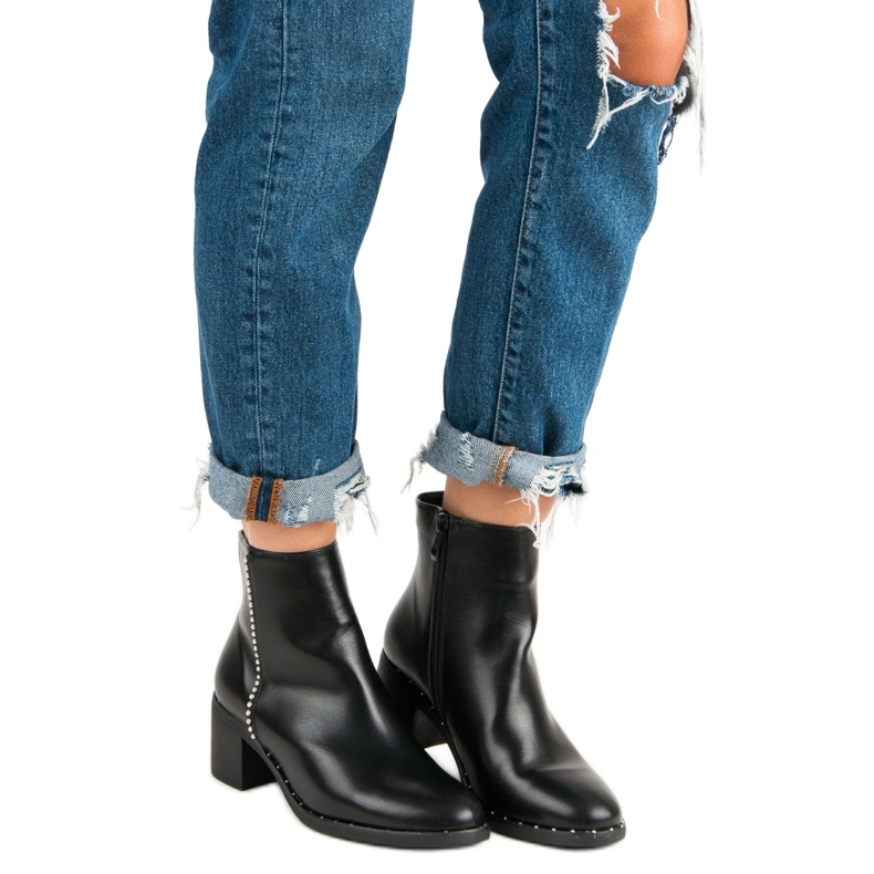 Seastar Klasszikus magas sarkú csizma fekete 1 Seastar Klasszikus magas sarkú csizma fekete 1