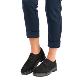 Seastar Divatos velúr cipő fekete 1