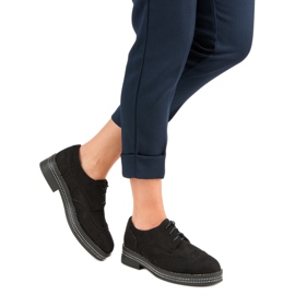 Seastar Divatos velúr cipő fekete 2