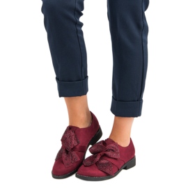 Seastar Elegáns velúr cipő piros 1