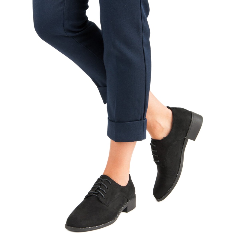 Seastar Fekete fűzős cipő 2