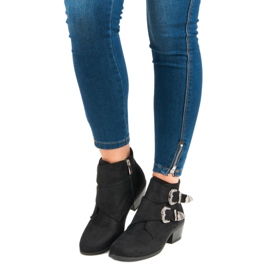 Seastar Alkalmi fekete bokacsizma 1