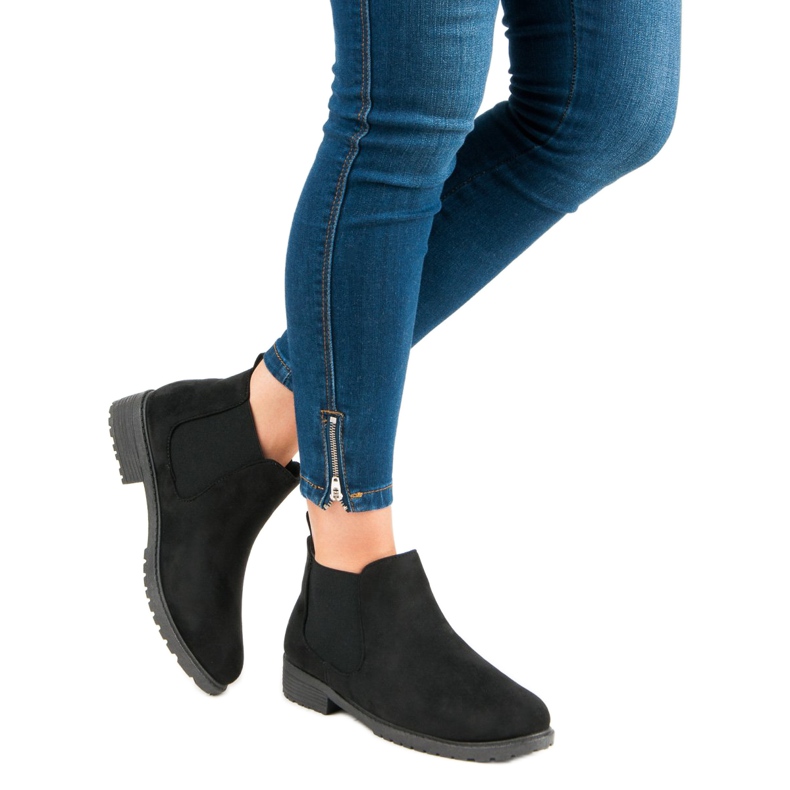 Alacsony Chelsea csizma fekete 1