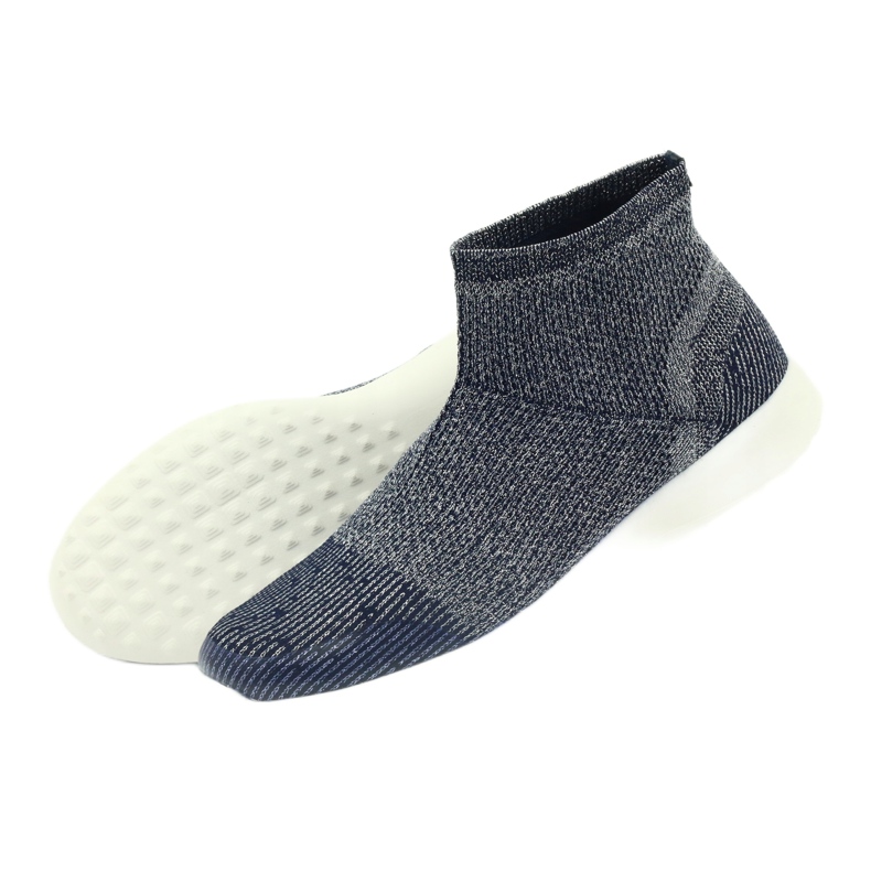 American Club Női sportcipő 17044 sötétkék/ezüst 4