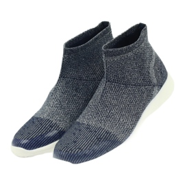 American Club Női sportcipő 17044 sötétkék/ezüst 3