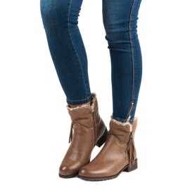 Forever Folie Meleg női csizma barna 1