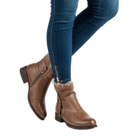 Forever Folie Meleg női csizma barna 2