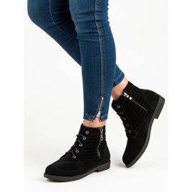 Fekete csizma cipzárral 1