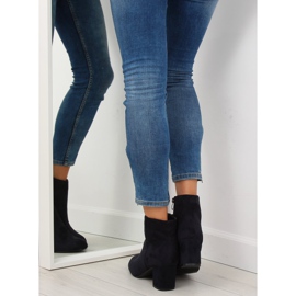 Navy blue magas sarkú csizma F780 kék sötétkék 1