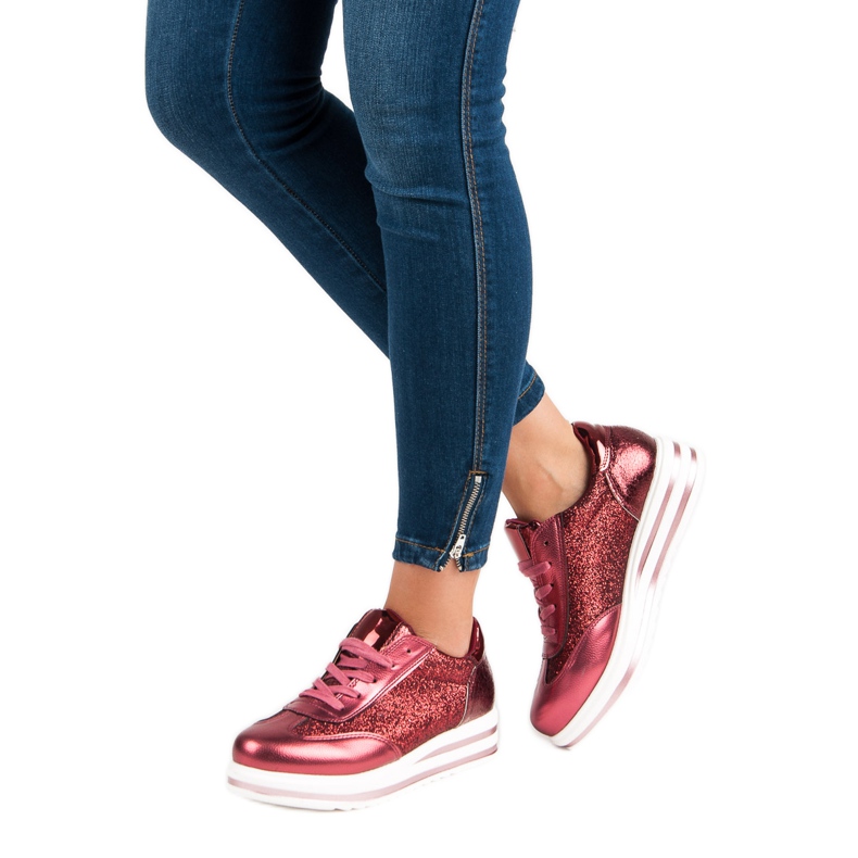 Fama Divatos cipők piros 2