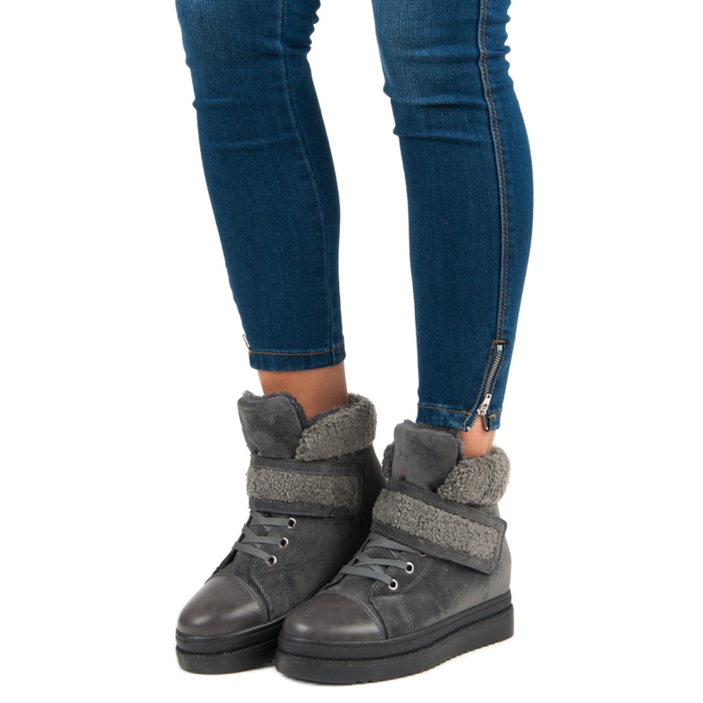 Meleg szürke csizma 1