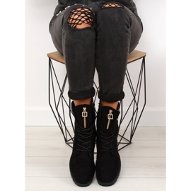 Fekete Workery csizma HX-015 Fekete 1