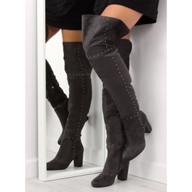 Szürke magassarkú 539-1 Szürke 2