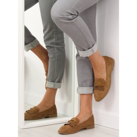 Barna cipők nőknek HW308 Camel 2