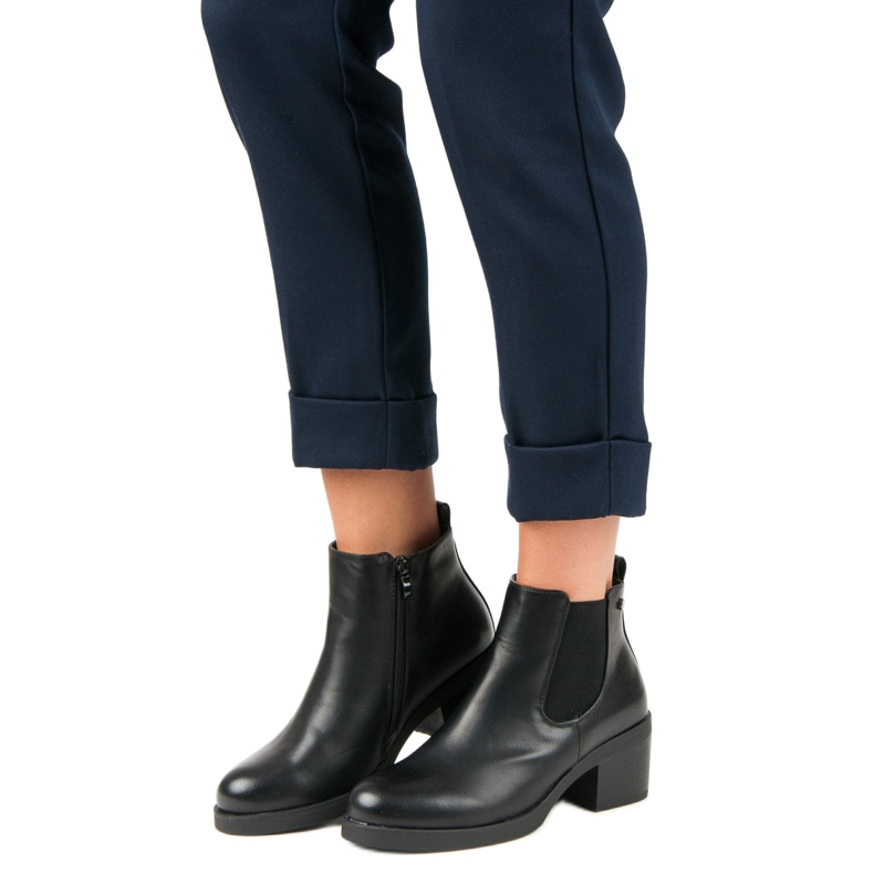 Anesia Paris Klasszikus csizma Jodhpur csizma fekete 1