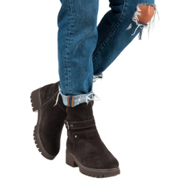 Meleg bőr csizma barna 2 Meleg bőr csizma barna 2