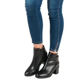 Filippo Klasszikus magas sarkú csizma fekete 2