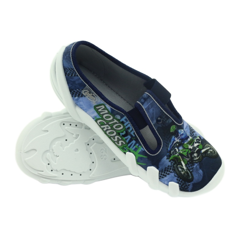 Befado gyermekcipő papucs 290y170 kék zöld sötétkék 6