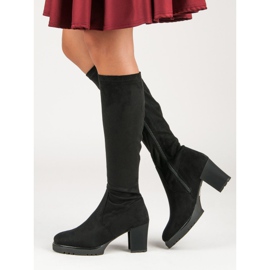 Fekete velúr csizma 1 Fekete velúr csizma 1