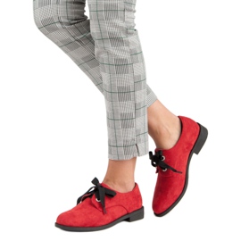 Bestelle Piros velúr cipő 1