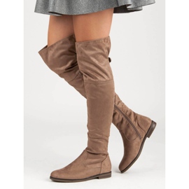 SDS Velúr combcsizma barna 1