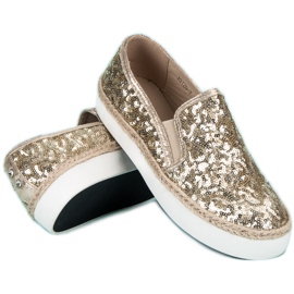 J. Star Divatos női cipők sárga 2