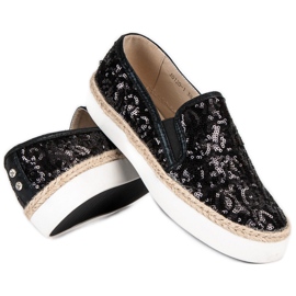 J. Star Divatos női cipők fekete 1