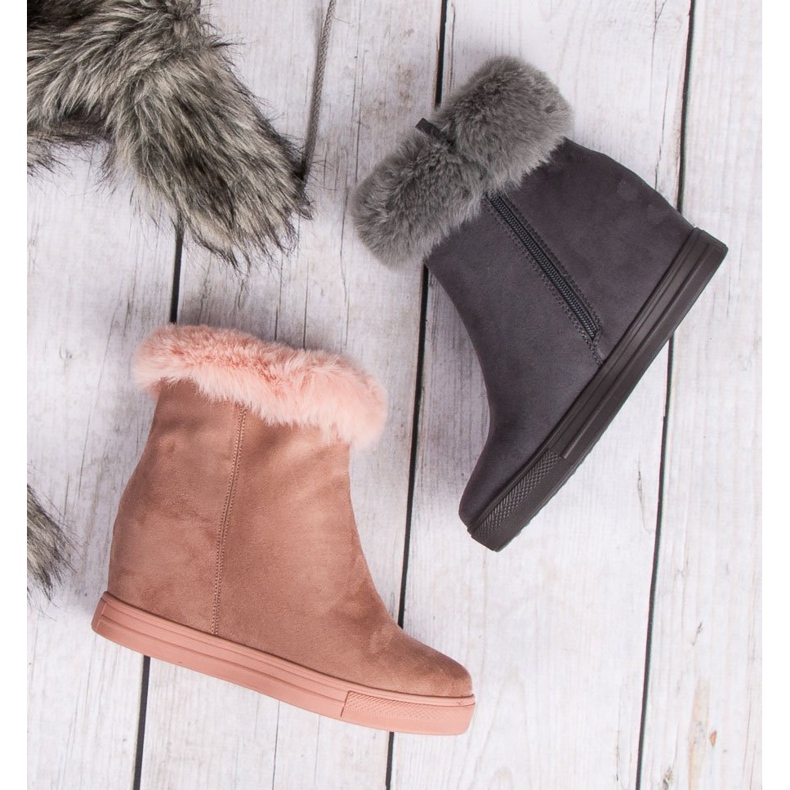 Seastar Rózsaszín ék csizma 1