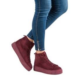 Wilady Cipők a boka felett piros 1