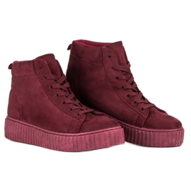 Wilady Cipők a boka felett piros 2