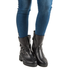 Meleg csizma Munkások fekete 2