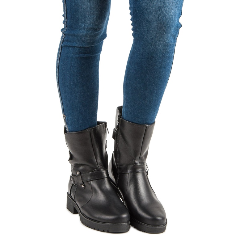 Meleg csizma Munkások fekete 2