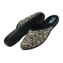 Adanex 15819 velúr papucs fekete 4