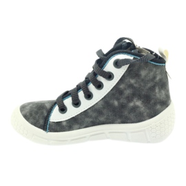 Befado gyermekcipő cipő papucs 547x001 fehér kék szürke 2