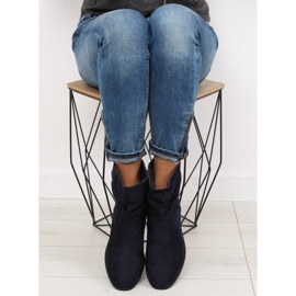 Navy blue női csizma 1126-PA DK.BLUE sötétkék 2