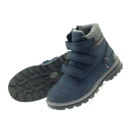American Club Amerikai csizma bootees téli csizma 708121 szürke sötétkék 4
