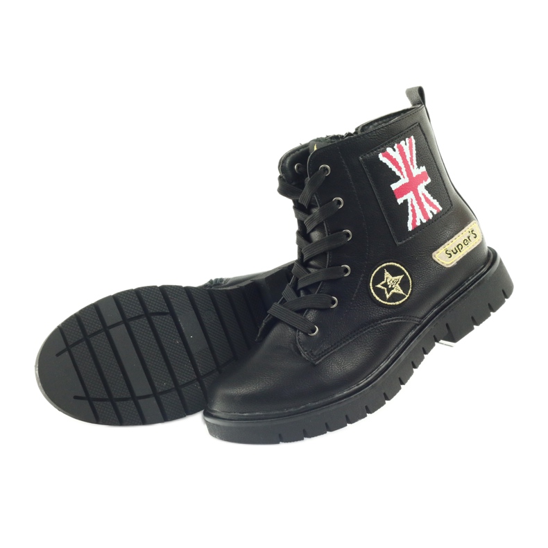 American Club Amerikai Super Workers téli csizma fekete sárga piros 5 American Club Amerikai Super Workers téli csizma fekete sárga piros 5