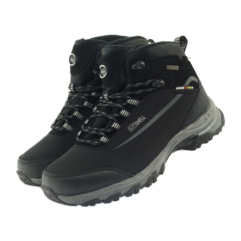 American Club Softshell túrázás membránnal fekete 3